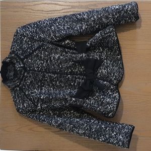 Sandro petite tweed blazer jacket